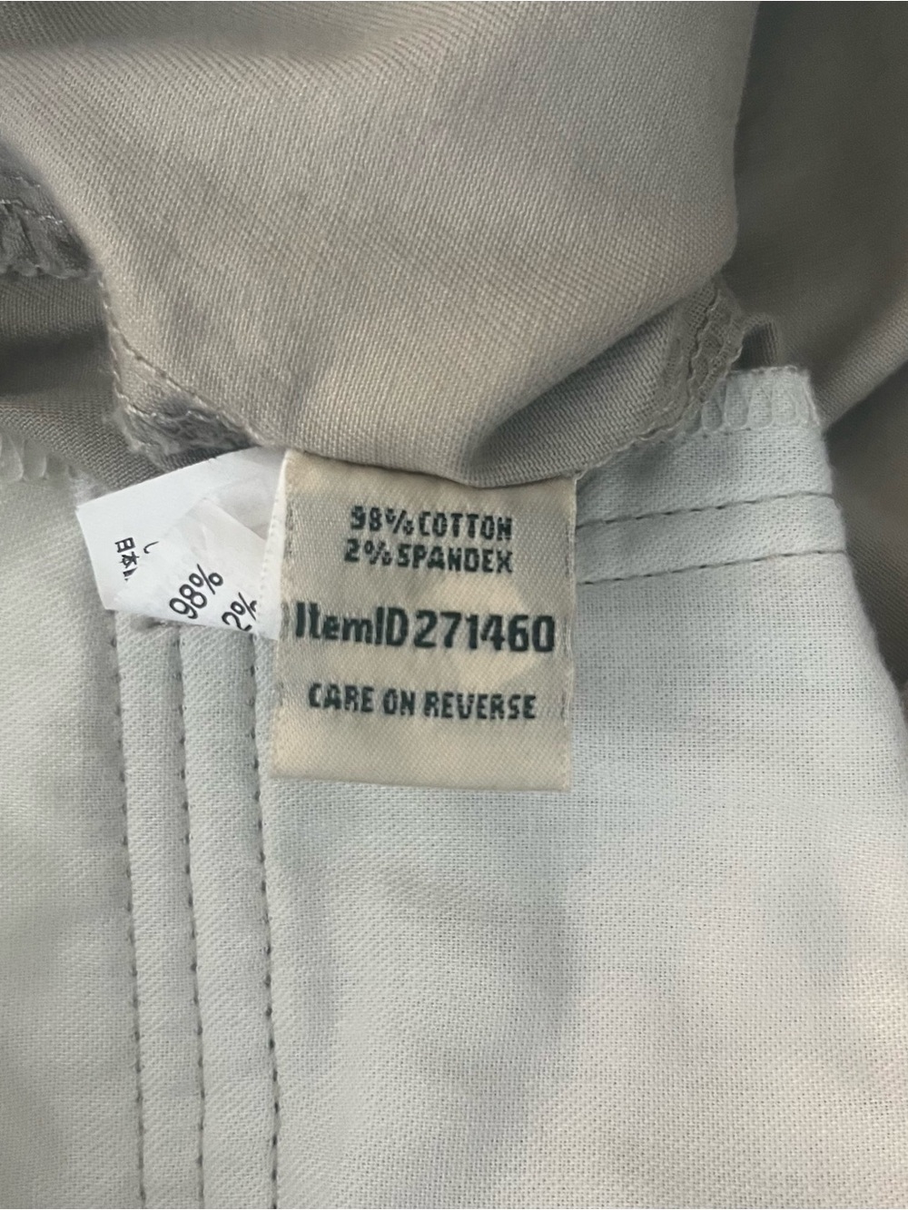 L.L.‎ Bean Women’s Favorite Fit Khaki High Rise Roll Tab Cargo Pants Sz 14 - Picture 9 of 10